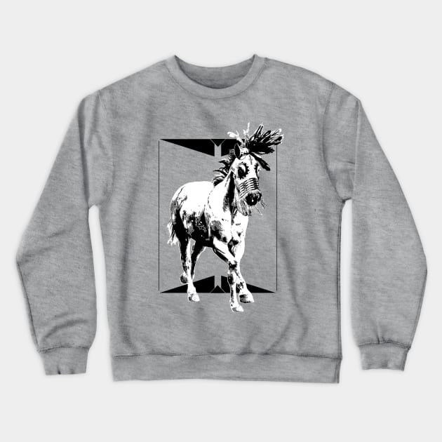 Horse Mask Crewneck Sweatshirt by MartinezArtDesign